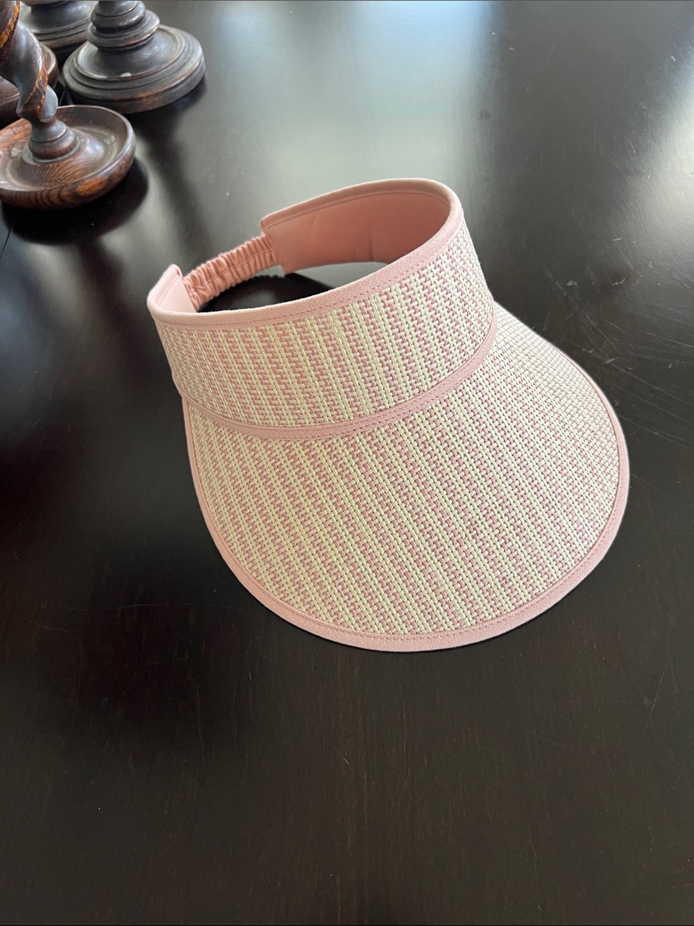 Brixton Pink Woven Sun Visor